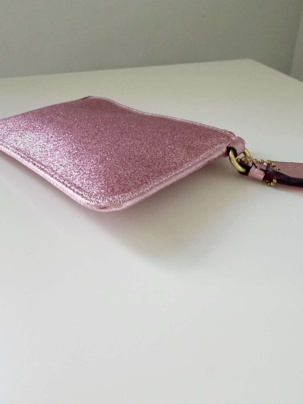 Coach Pink Glitter Wristlet - Picture 5 of 14
